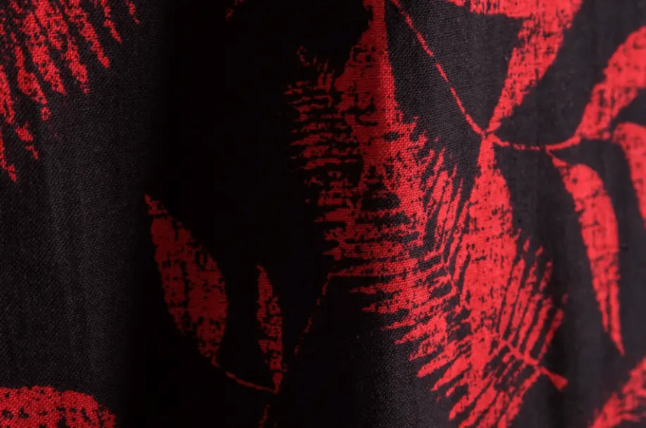 Hawaiian shirts - Black and Red Summer Shirt - Image 6