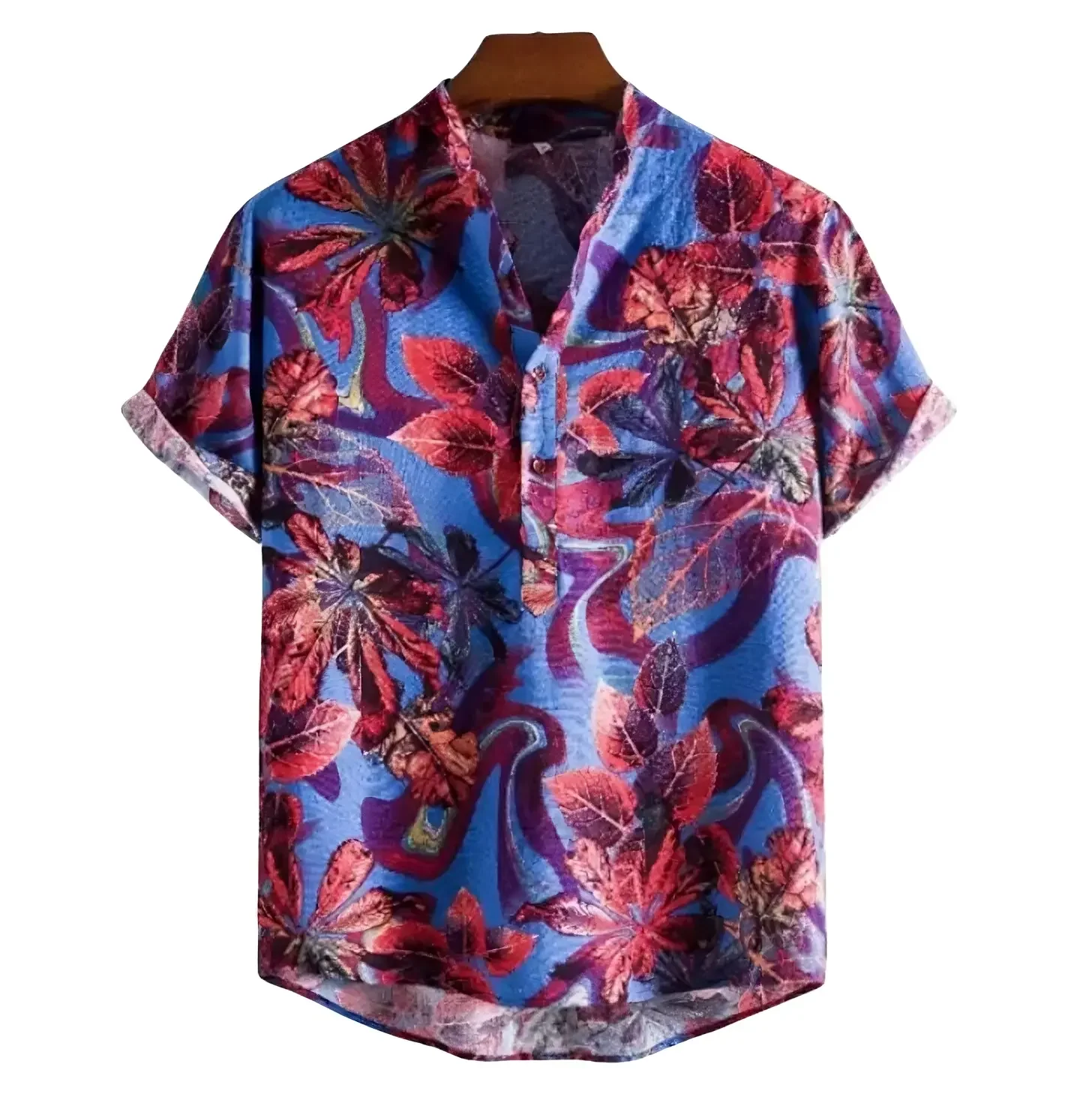 Mens Bamboo Hemp Shirts - Summer Button-up Shirts