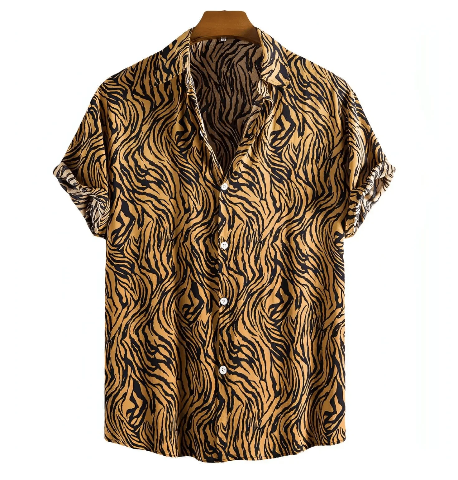 Mens Beach Shirts - Hawaiian shirts - Cheetah - Image 3
