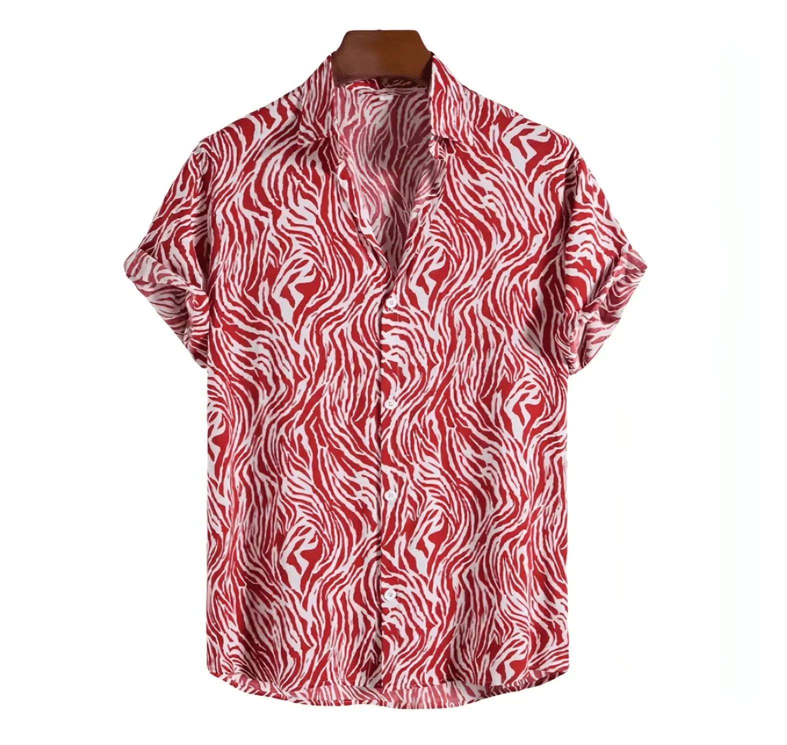 Mens Beach Shirts - Hawaiian shirts - Cheetah - Image 4