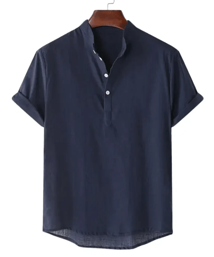 Mens Casual Button Up Shirts - Mens Linen Shirts - Beach Shirts - Image 5