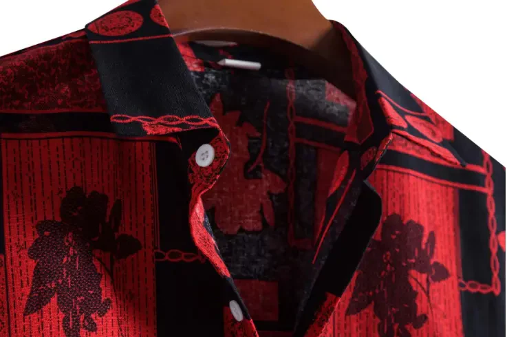 Mens Hawaiian shirts - Premium Cotton - Image 3