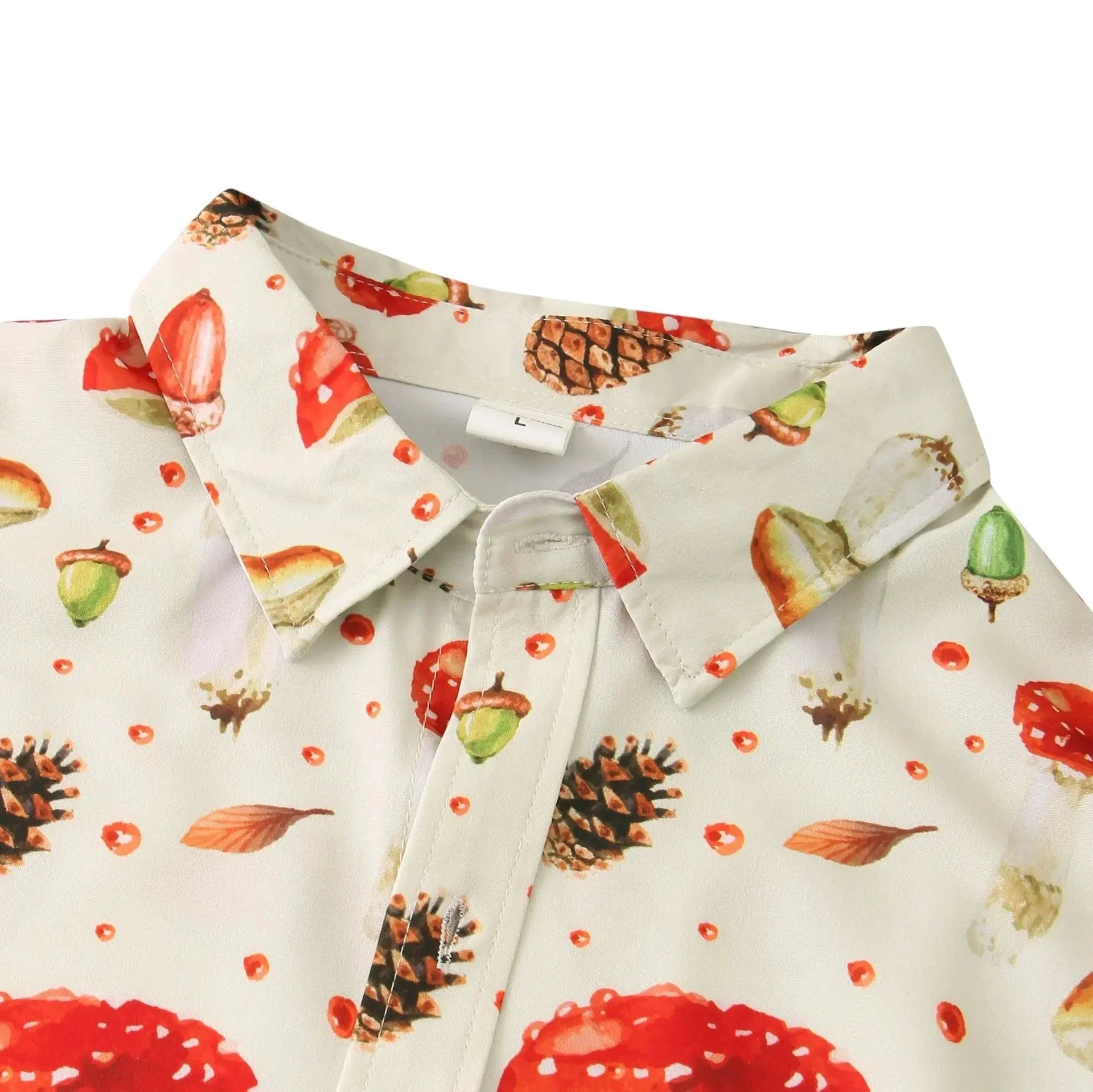Mushroom Button Up Shirts - Shrooms - Image 4