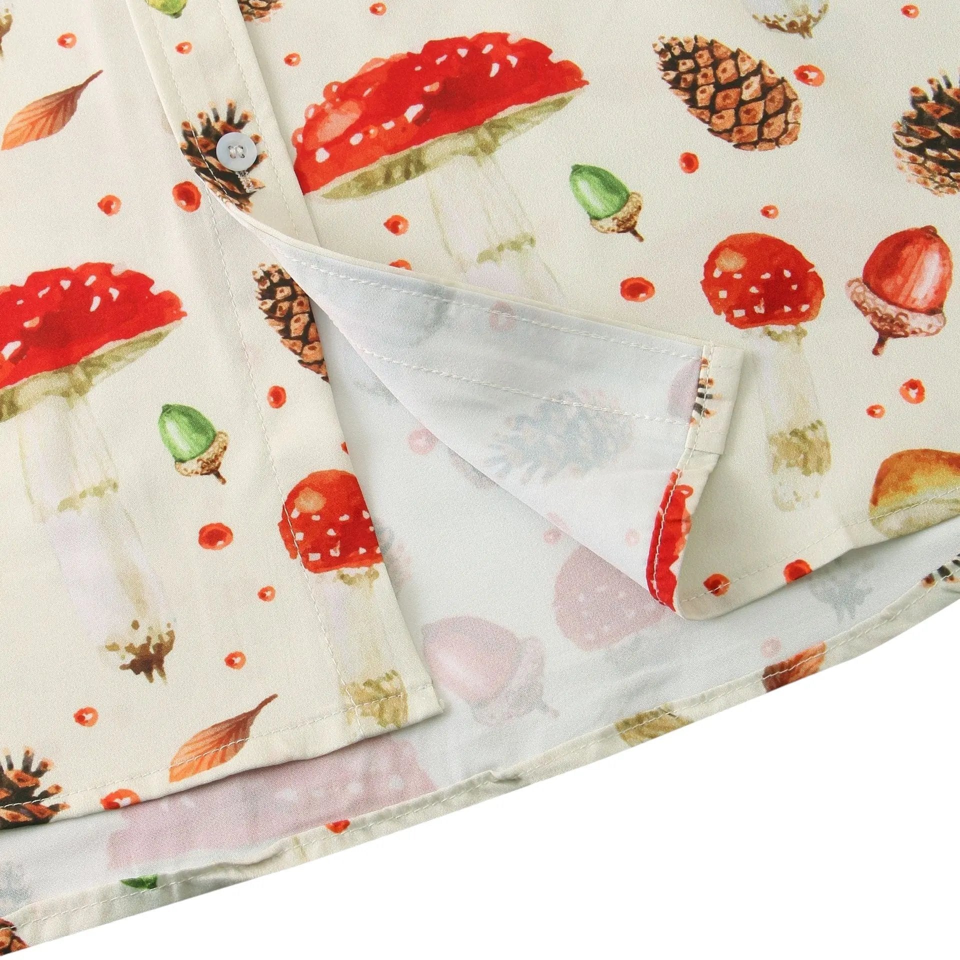 Mushroom Button Up Shirts - Shrooms - Image 6