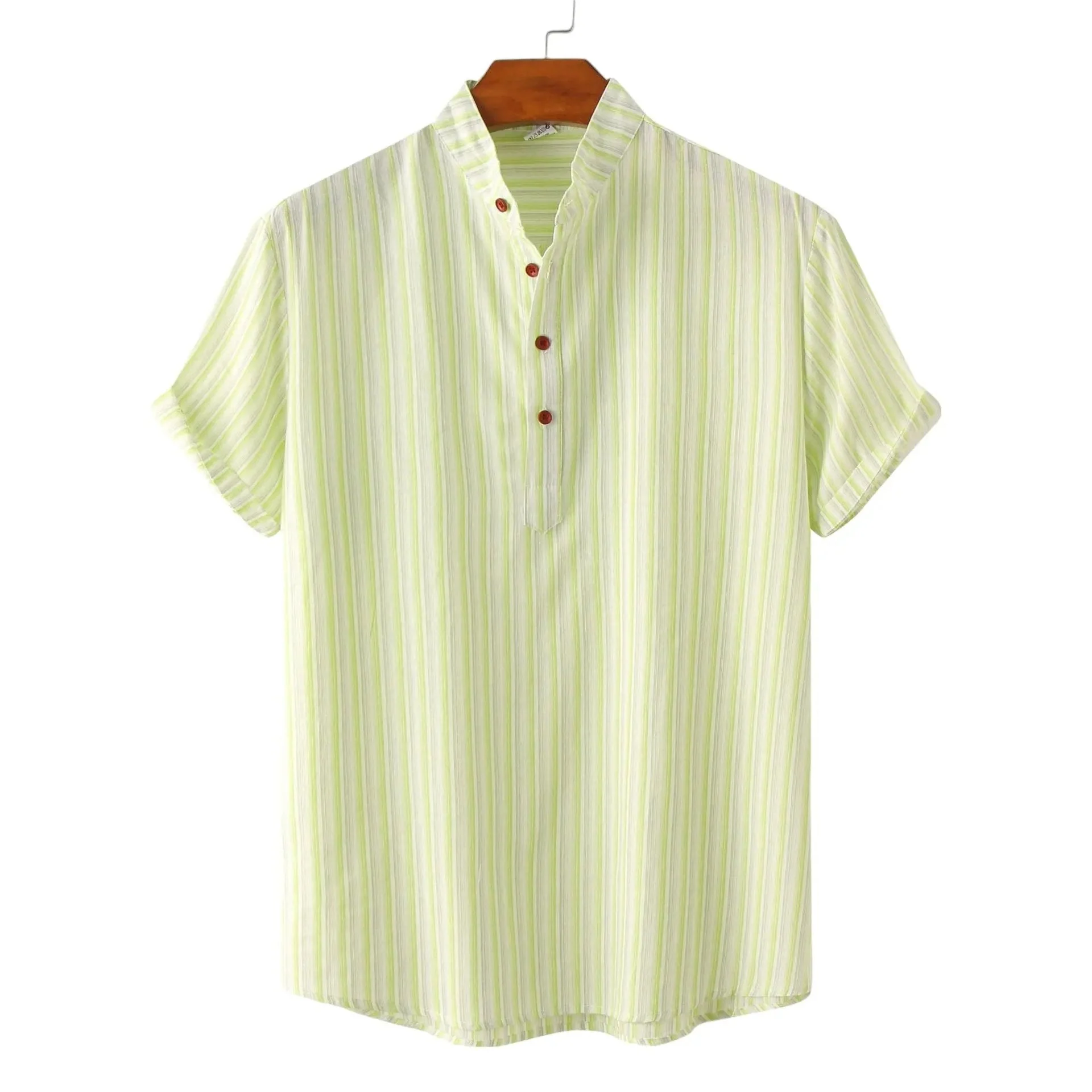 Premium Short Sleeve Stripe Shirt - Image 3