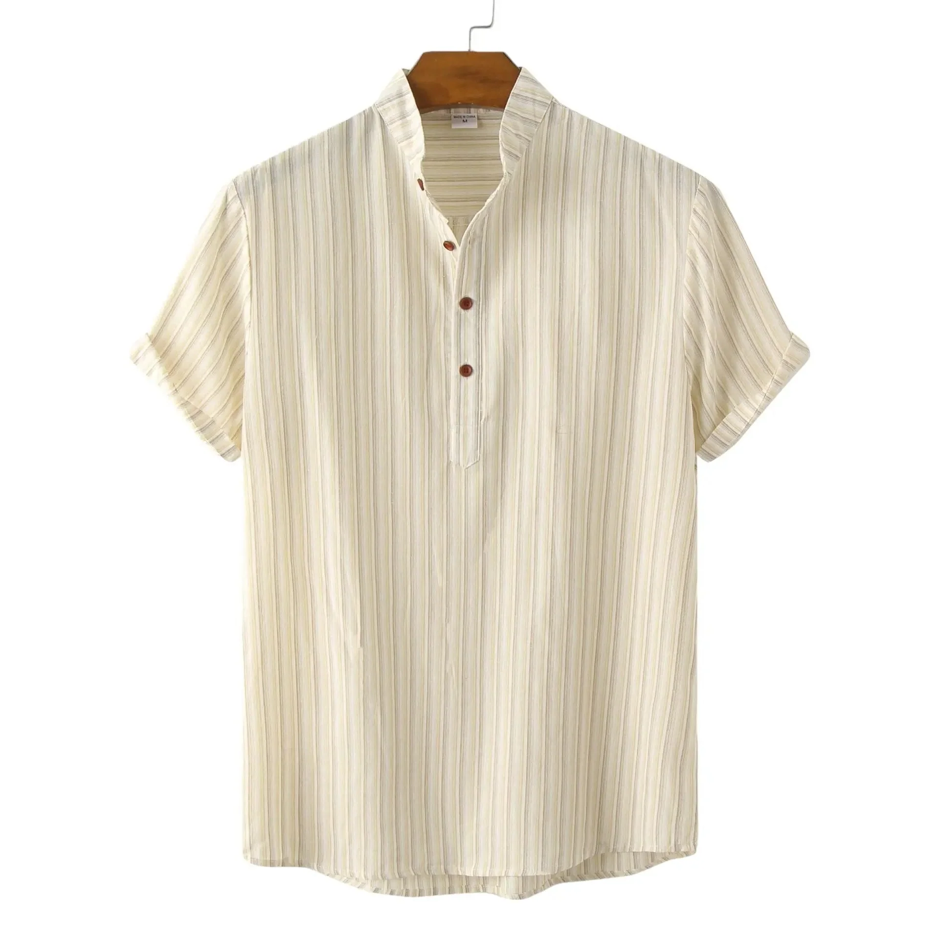 Premium Short Sleeve Stripe Shirt - Image 4