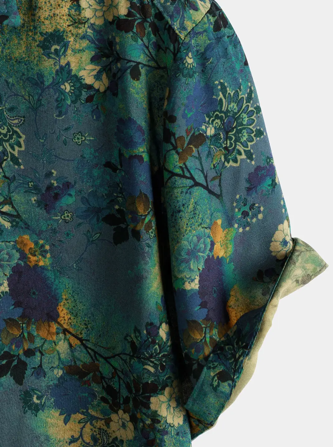 Retro Floral Short Sleeve Shirt - Image 3