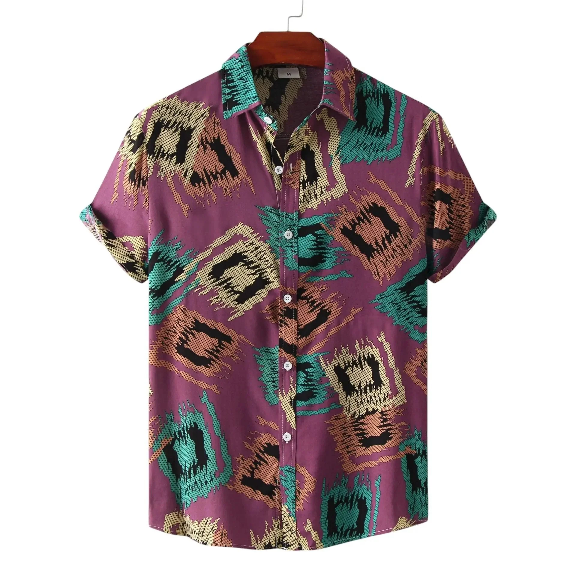 Summer Button Up Shirt for Men