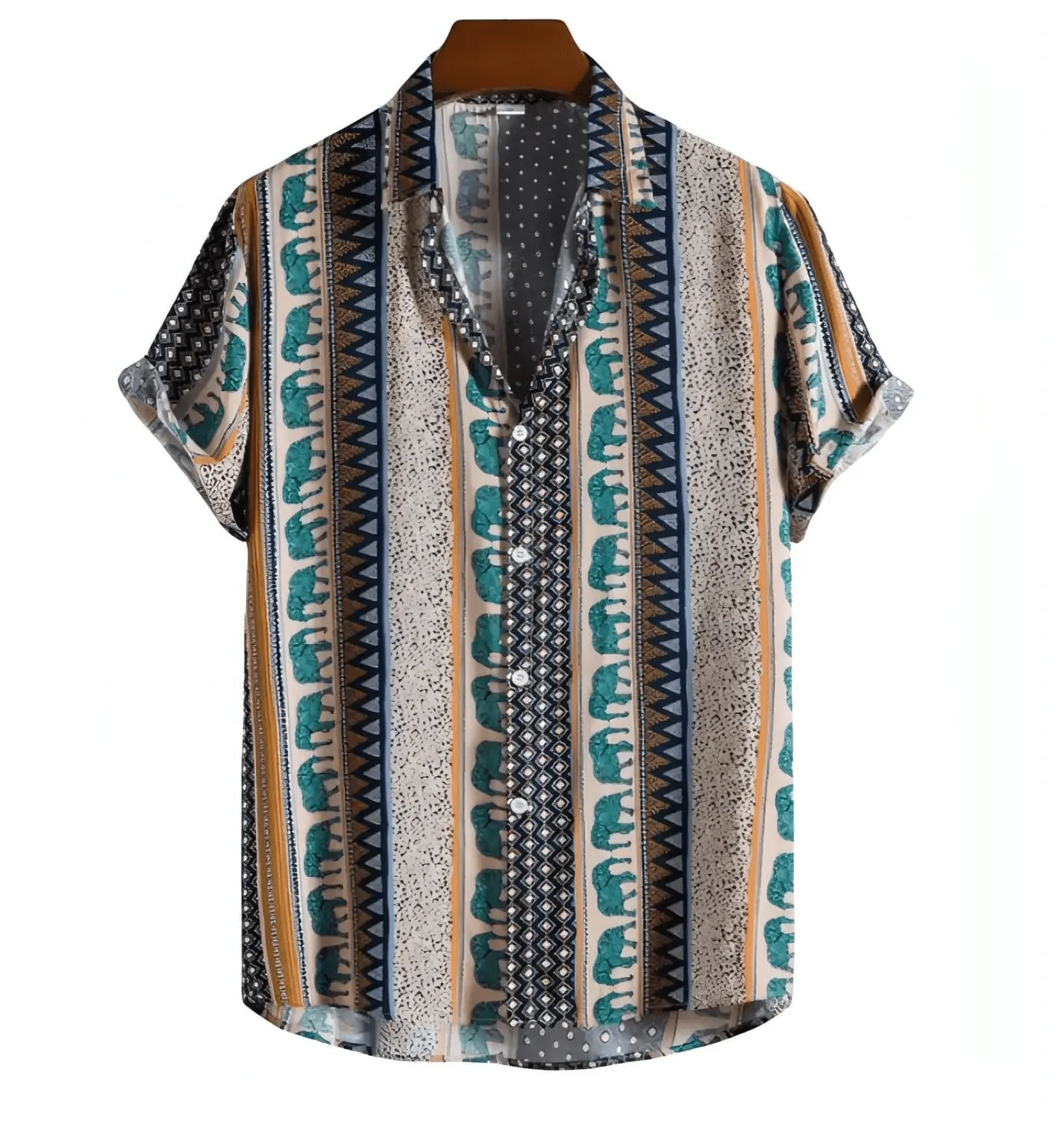Summer Button Up Shirts - Hawaiian Shirts - Image 3