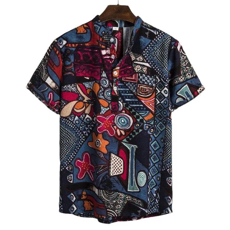Summer Shirts - Button up Pattern Shirt's - Image 6