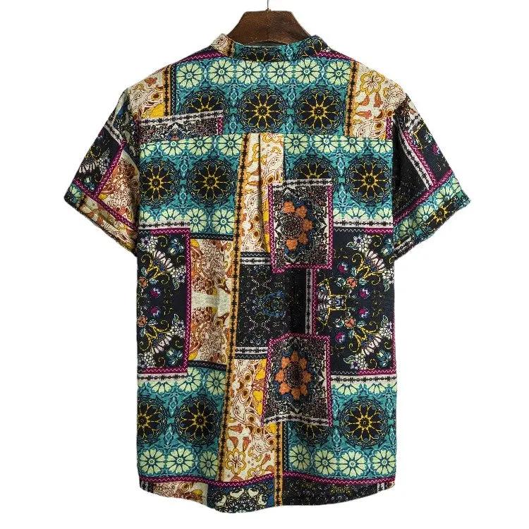 Button-Up Summer Short Sleeve Shirts - Image 2